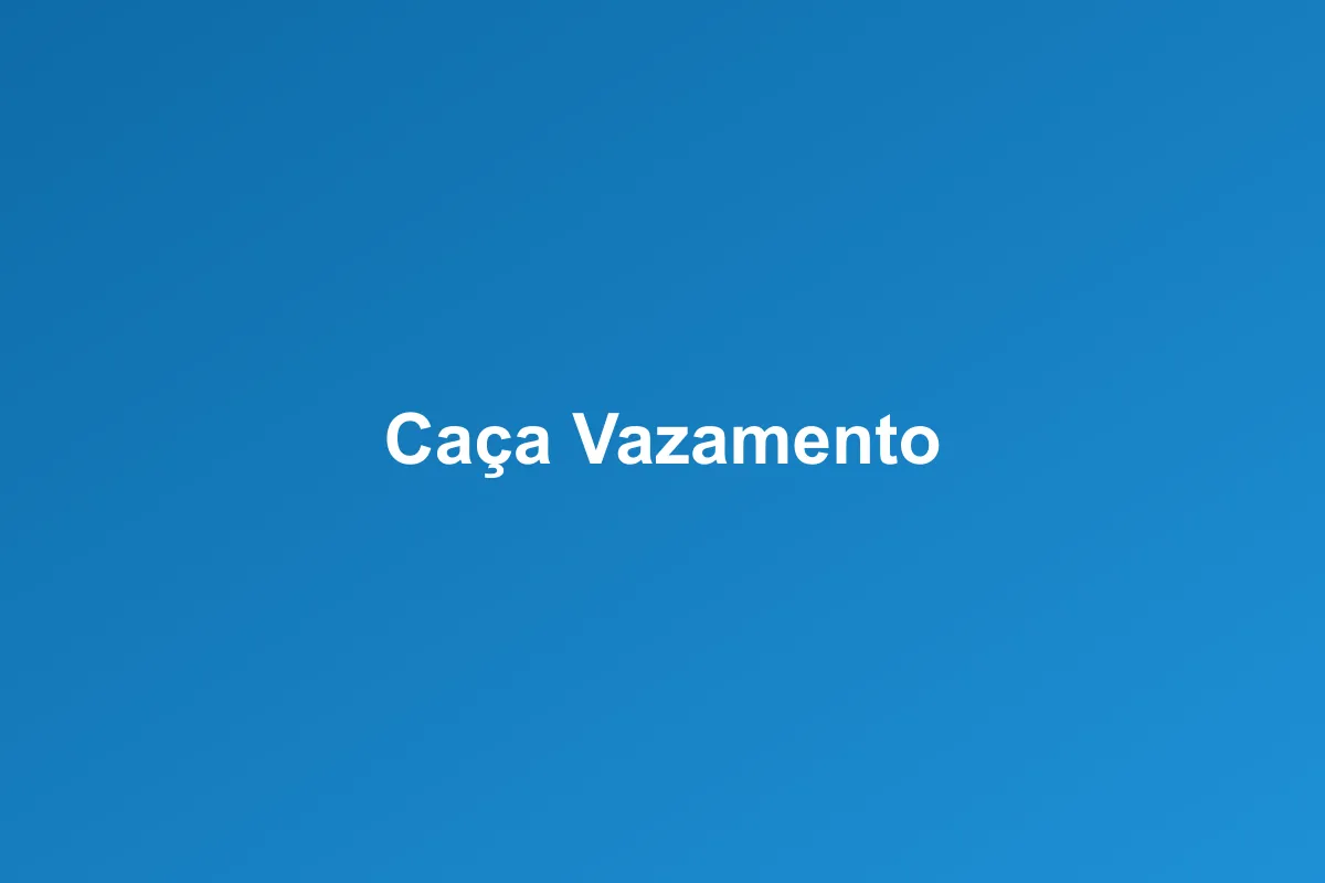 Caça-vazamento de Gás em Maceió
